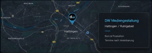 Standort von DW Mediengestaltung in Hattingen